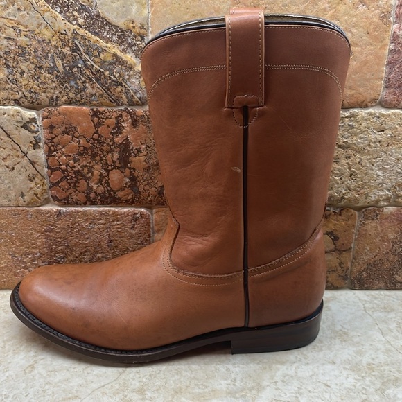 Forastero Men Boots Leather Texas Cowboy Made In Mexico Brown Shoes Size 8.5 - Picture 10 of 16